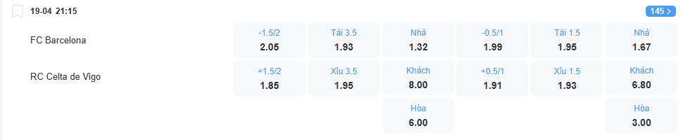 Tỉ lệ kèo Barcelona vs Celta Vigo nhan-dinh-soi-keo-barcelona-vs-celta-vigo-luc-21h15-ngay-19-4-2025-2